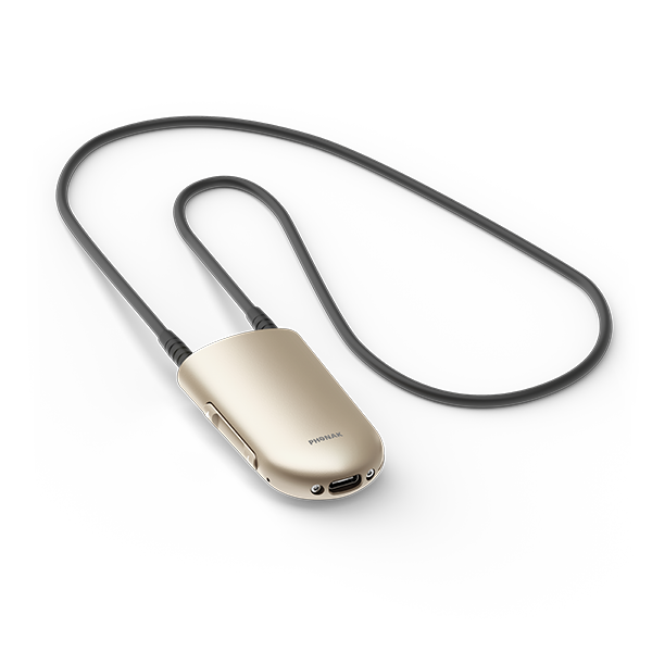 Phonak Roger Neckloop listening device on a white background